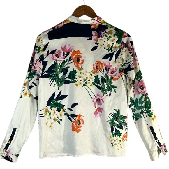 Johnny Was Andrea silk blouse Size XXS - Picture 7 of 8